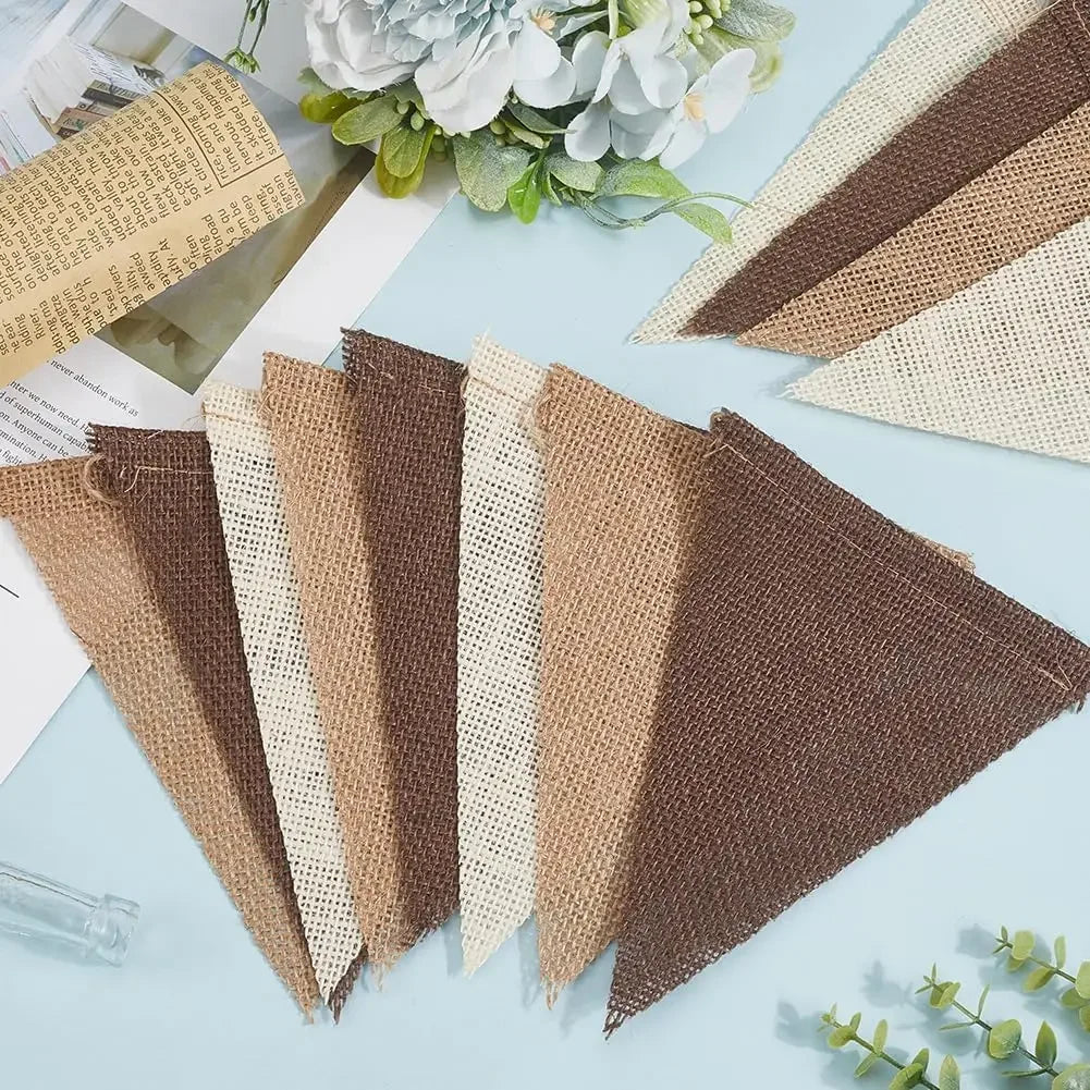DIY Birthday Banner Multicolor Triangles Flags Hanging Pennant Decor Party Favor Home Decoration Wedding Qme