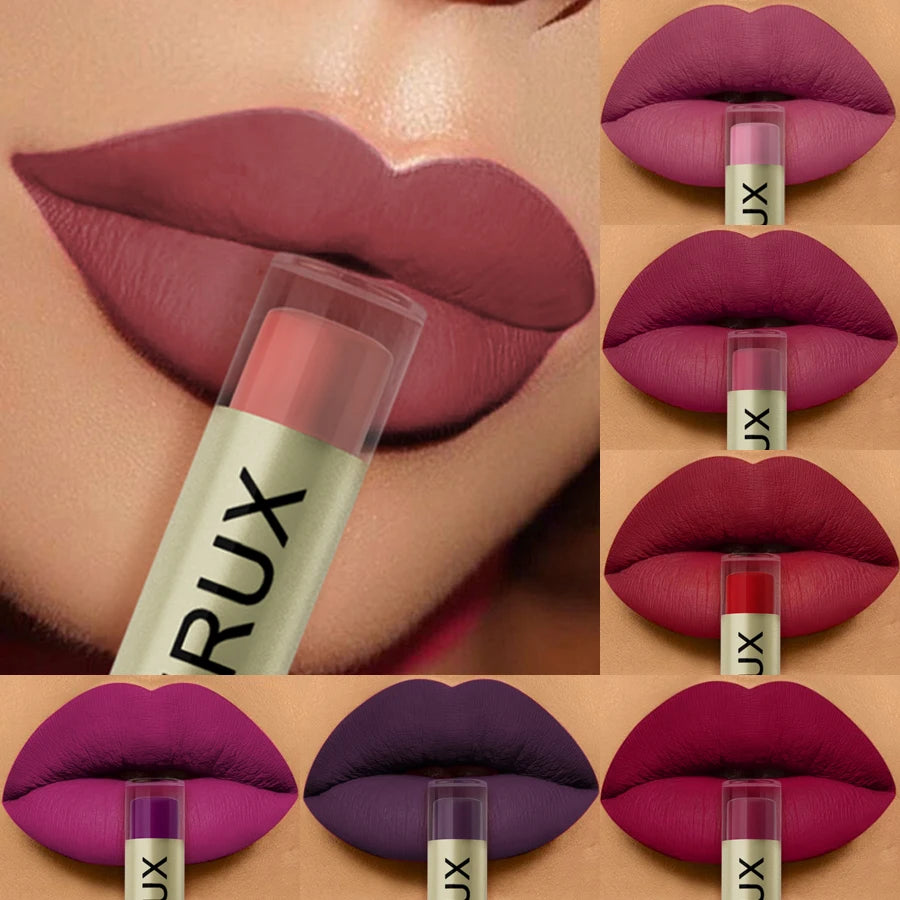 20 Colors Dark Brown Nude Liquid Lipsticks Waterproof Velvet Matte Qme