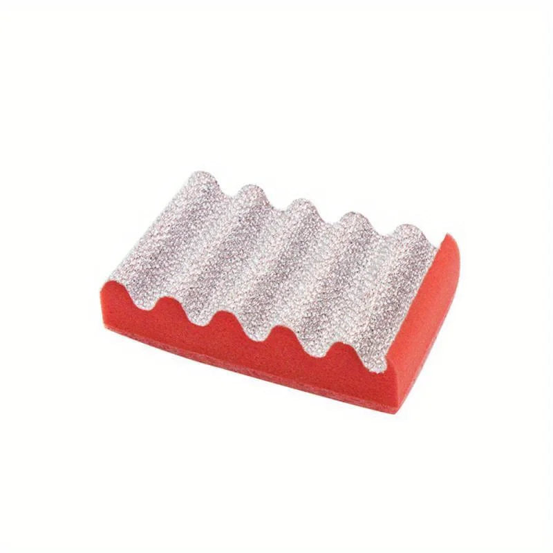 Dual Sided Scrub Pad Coarse Non-scratch Outdoor Grill Kitchen Sink Qme Red