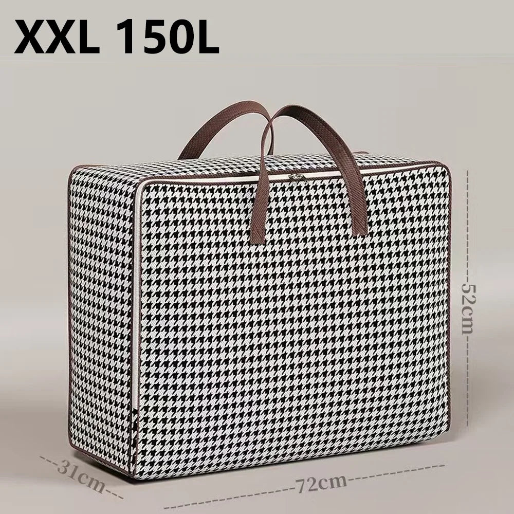 Extra Large Moving Packing Bag for Students Waterproof & Durable Home Storage Sack, Ideal for Clothes, Quilts & Luggage Qme XXL 150L