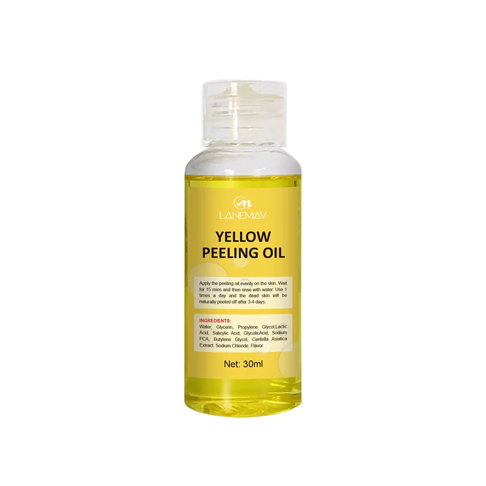 Strong Yellow Peeling Oil Bleach Dark Skin Whiten Lotion Lighten Body Elbow Knee Hand Exfoliate Dead Skin Nourish Even Skin Tone Qme 1pc