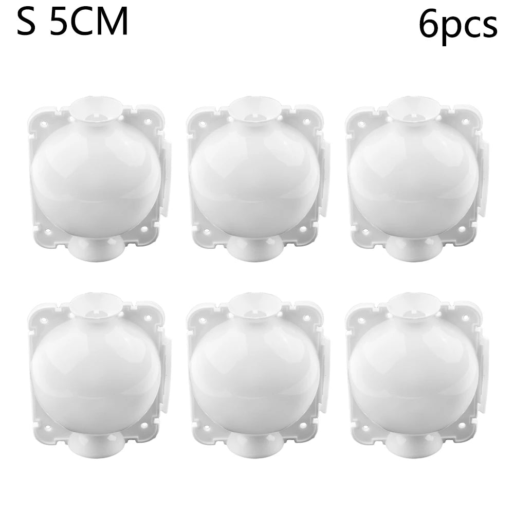 6PCS Plant Rooting Boxes Root Device Pressure Propagation Ball Box For Plants Grafting Growing Plant Care Products Accessories Qme WhiteS - 5 cm