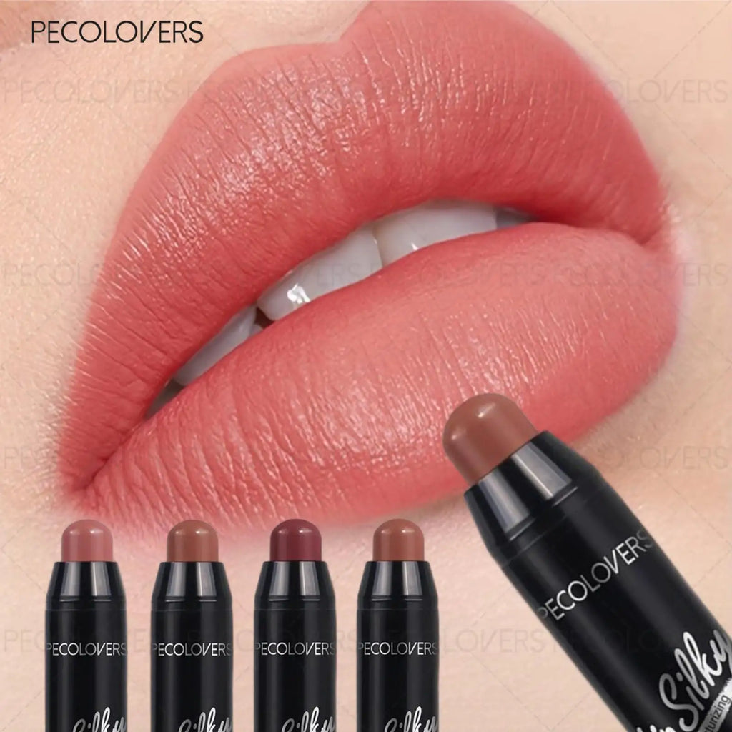 Moisturizing Lipstick Pen Long-lasting Rotating Plump Charming Lips Qme