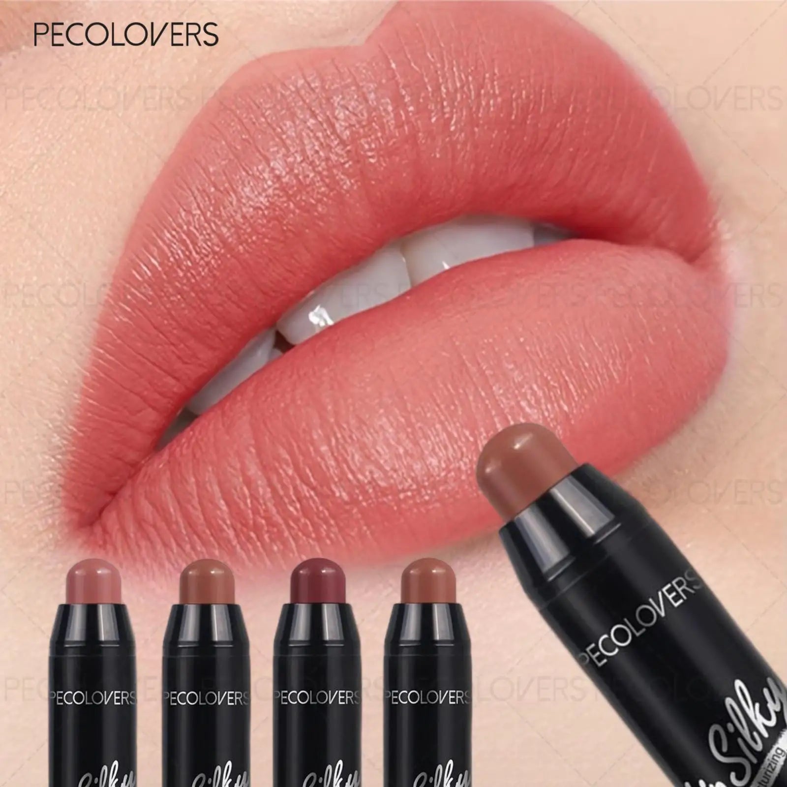 Moisturizing Lipstick Pen Long-lasting Rotating Plump Charming Lips Qme