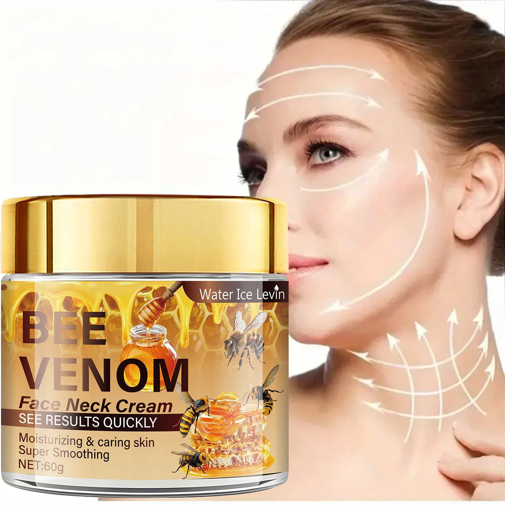 Bee Venom Facial Firming Cream, Contains Vitamin E, Moisturizes and Softens the Face, Brightens Skin Tone, Can Be Used on the Face and Neck Qme