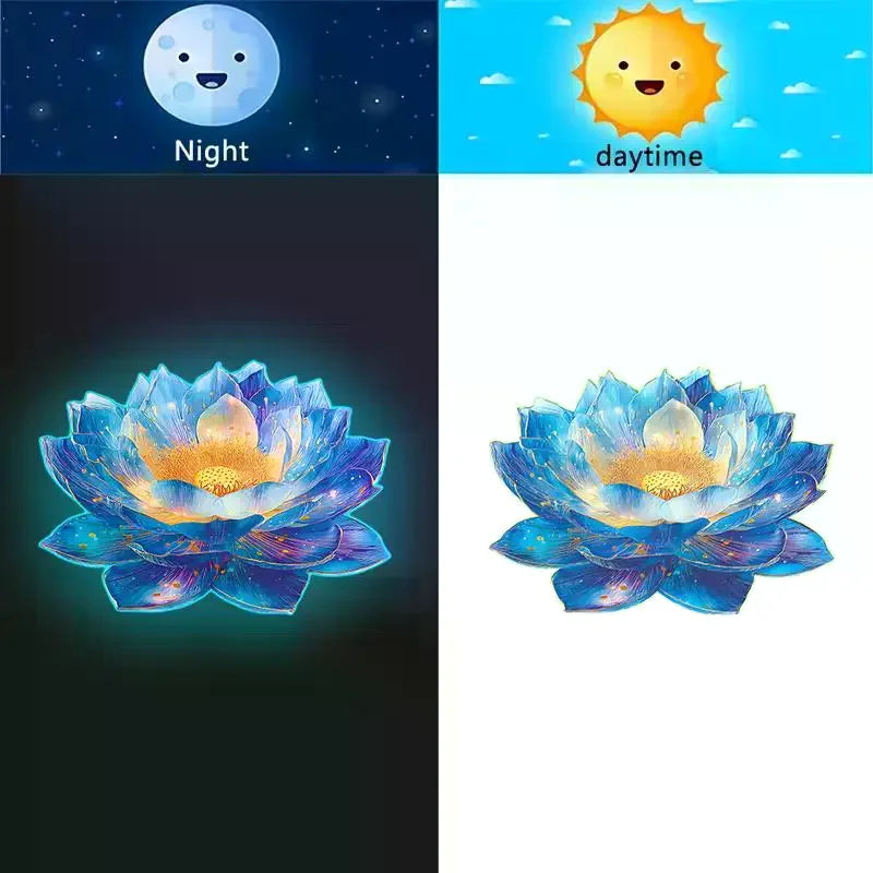 Glow-in-the-dark Toilet Stickers PVC Self-adhesive Removable Wall Qme