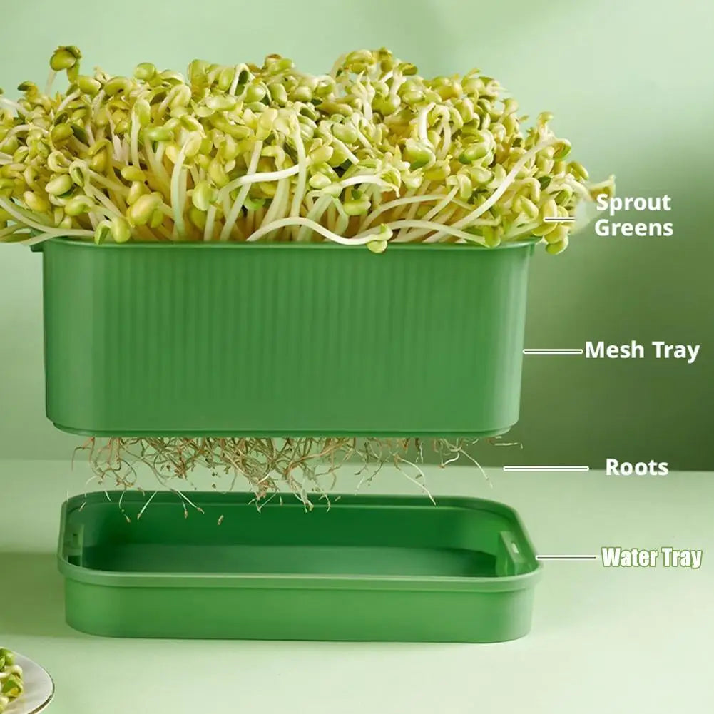 Soilless Planting Seedling Tray Seed Sprouter Germination Growing Qme