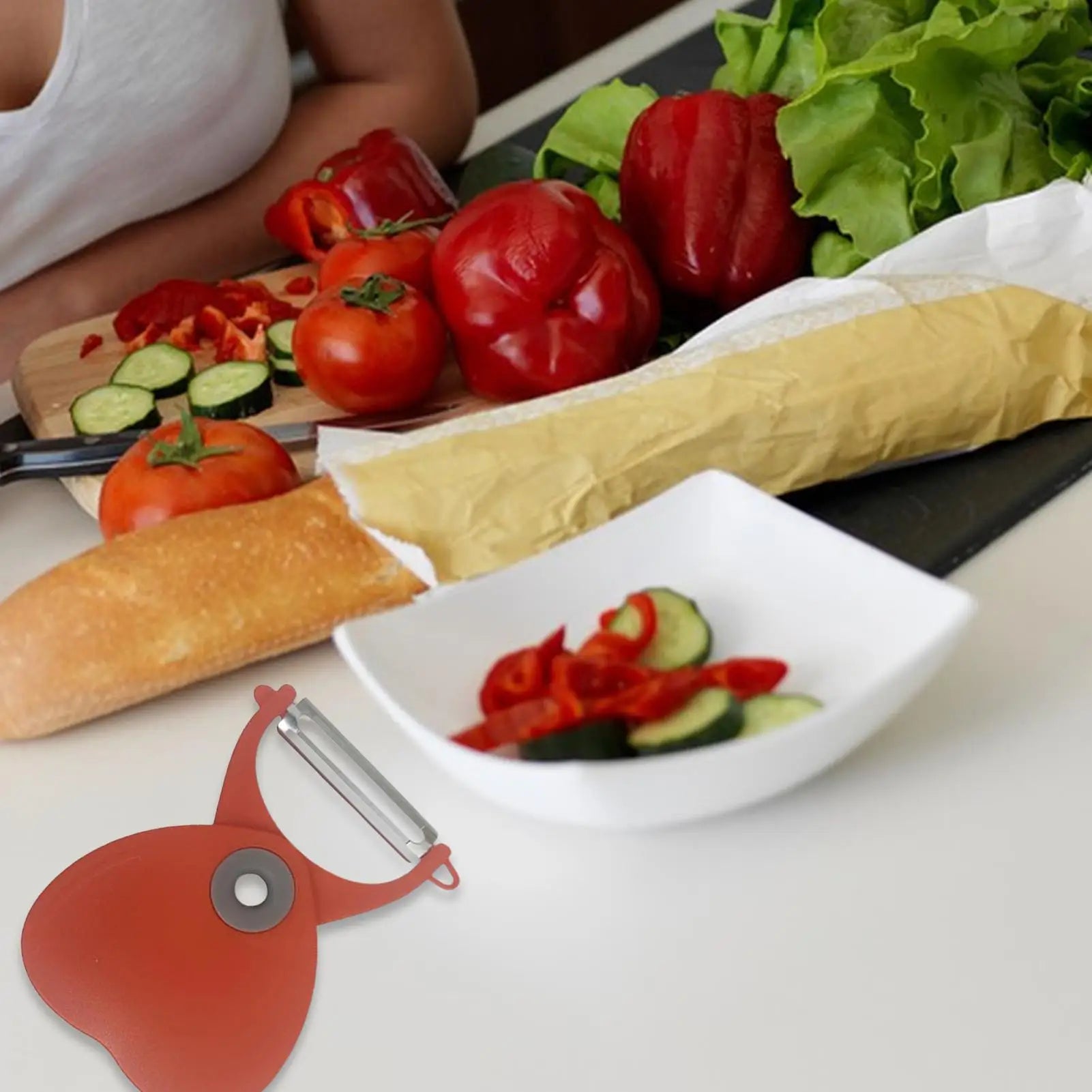Carrot Peeler Handheld Peeling Tool Fruit Non-slip Handle Vegetables Qme