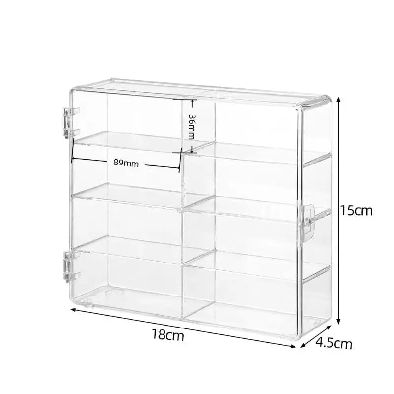 1Pc Car Model Dust-Proof Display Stand Transparent Toy Car Placement Box Compact Car Model Storage Display Box. Qme Onesize