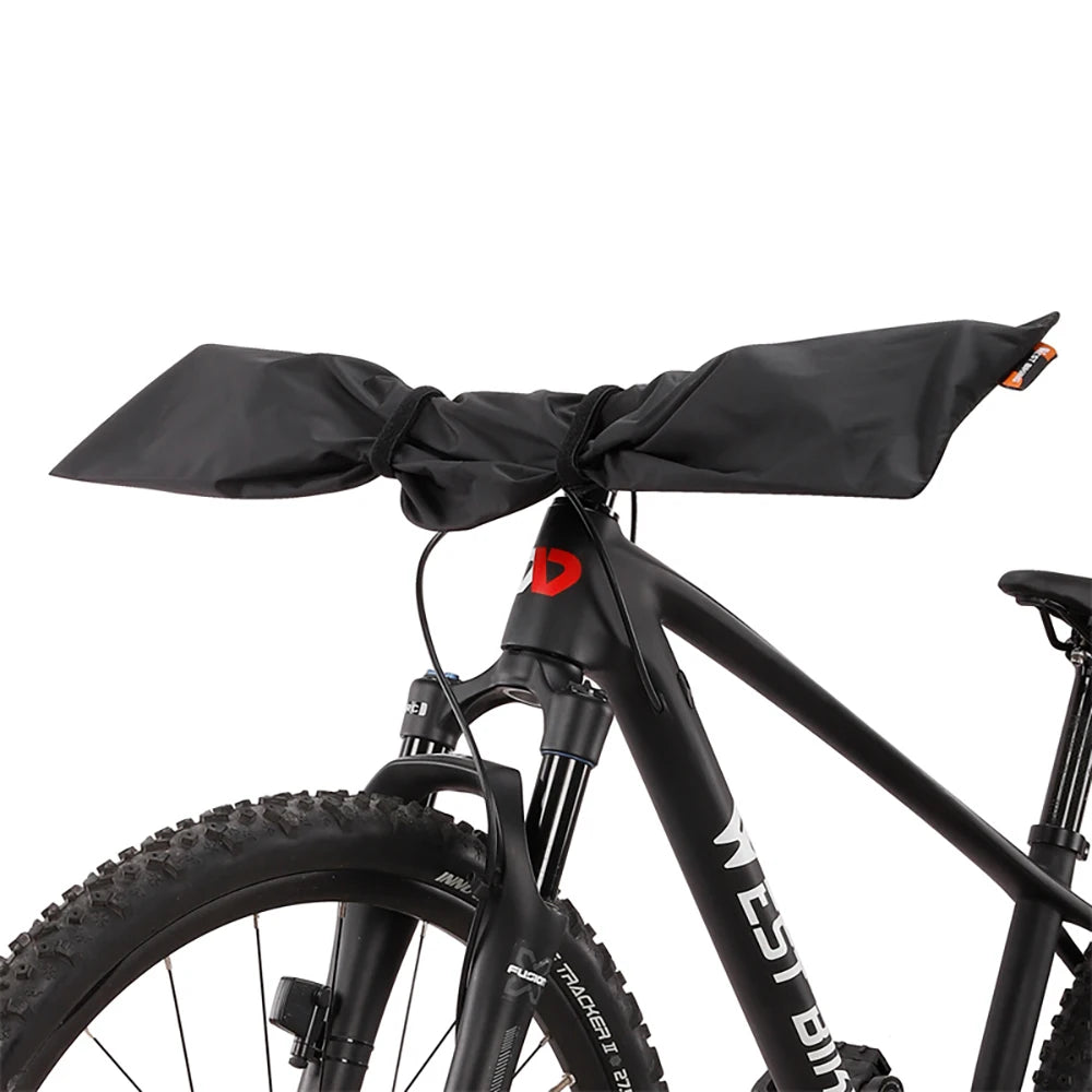 2022 Bike Handlebar Protector Cover Waterproof Dustproof Road Bicycle Maintenance Cover Bike Riding Handlebars Protective Cover Qme