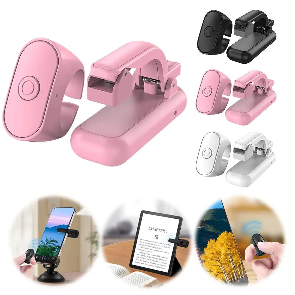 Portable EBook Page Turner For Kindle Page Turner Auto Remote Page Turning Controller Reading Photo Capture Turning Tool Qme
