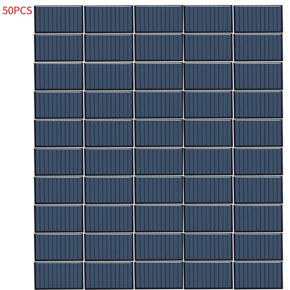 80x45mm 5V 75mA Zonnepaneel Drop Lijmraad DIY Zonne-Silicium Panelen Raad Polykristalline Tuin Licht Macht Accessoires Qme 50pcs