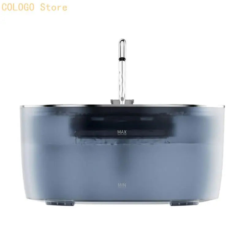 Cats Dog Water Dispenser Stainless Steel Spouts Automatic Flows Qme Blue CN
