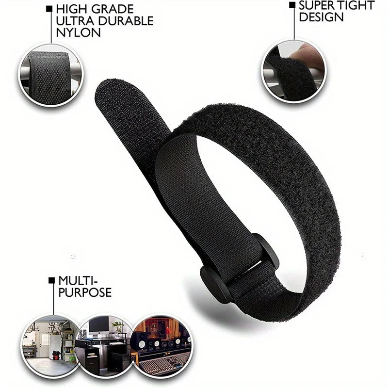 Reusable Strap - High Quality Multi Purpose High Quality Hook and Loop Safety Belt Qme