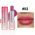 Moisturizing Color Lipstick Jelly Gloss Moisturizing Waterproof Crystal Balm Pink Glitter Lips Care Makeup Long Lasting Qme A2