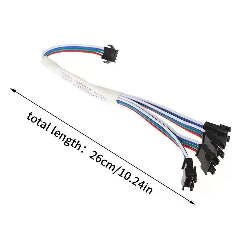 3Pin 4Pin LED Signal Amplifier Repeater Controller 1 TO 4/8 Mini TTL Repeater Module RGB Addressable LED Strip WS2812B/SK6812 Qme