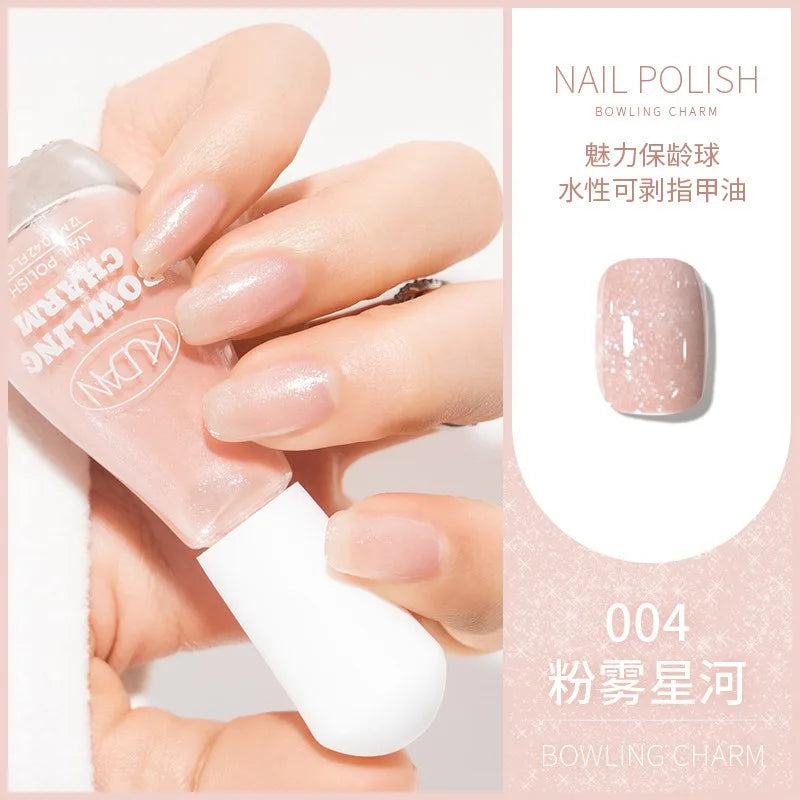 40 Colors Nail Polish Summer Water-based Quick Drying Tearable Art
