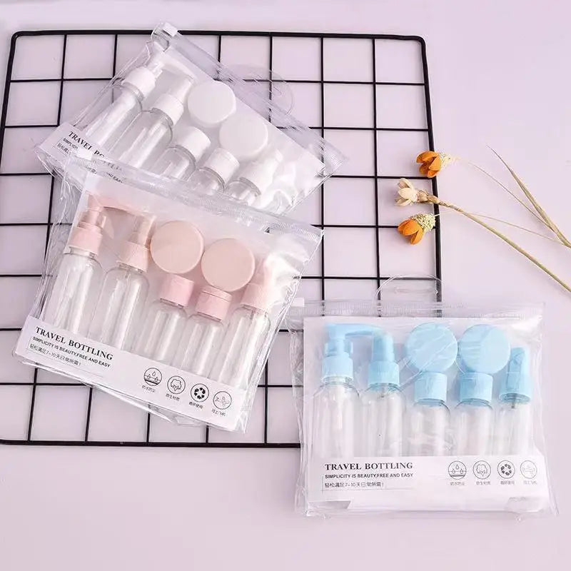 Multipurpose Leak Proof Refillable Bottles Toiletries Travel Qme