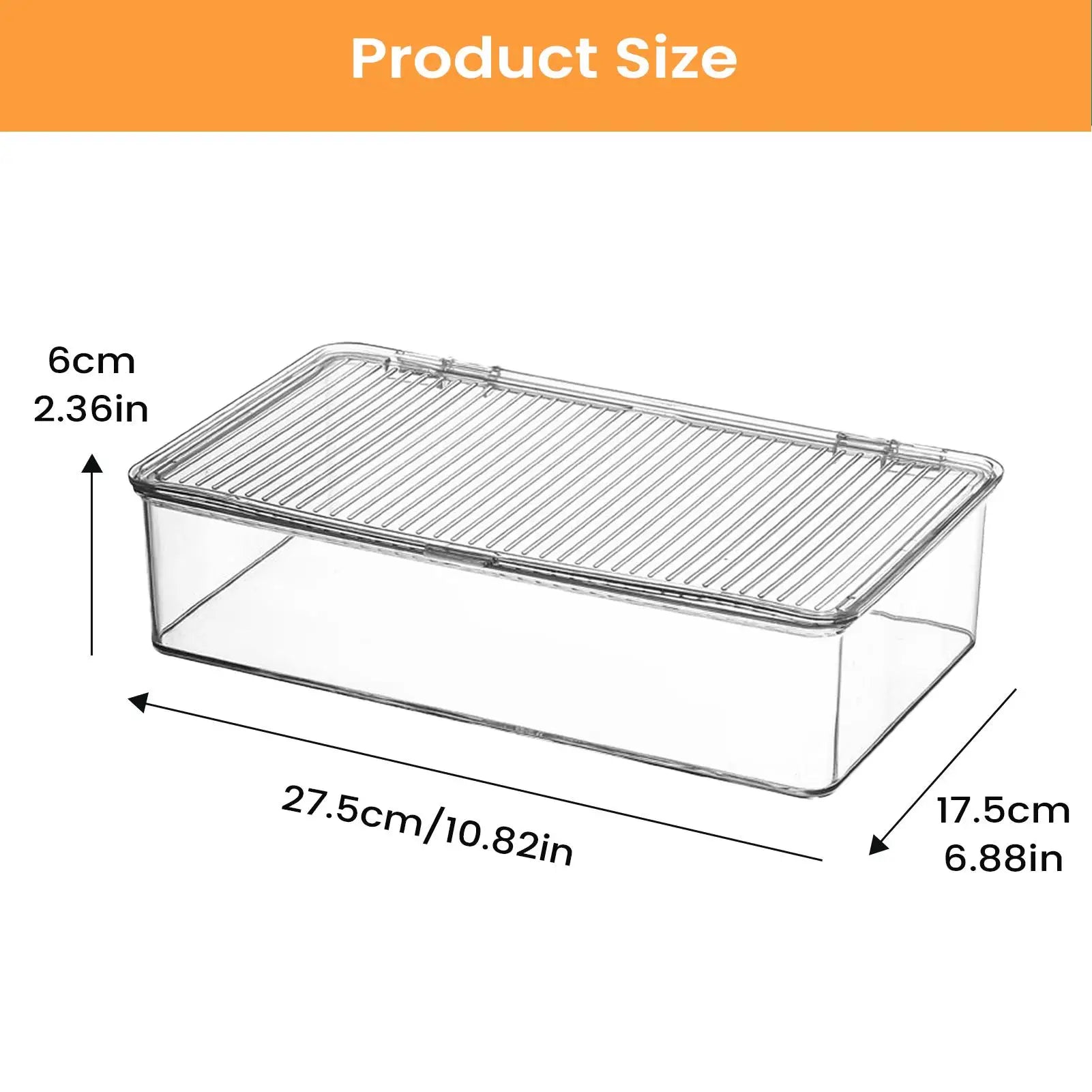 Storage Containers Dustproof Container Lid Organizer Box Pantry Qme