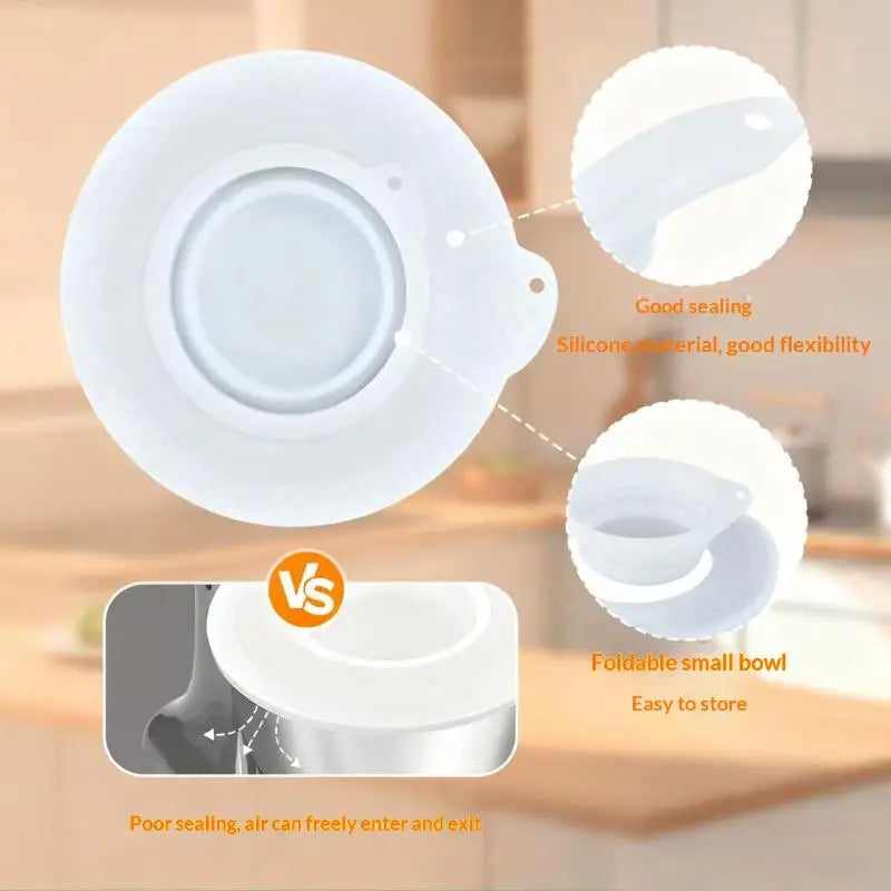Silicone Mixers Bowl Lid Cover Suitable 4 5-5 Quart Tilt-head Stand Qme