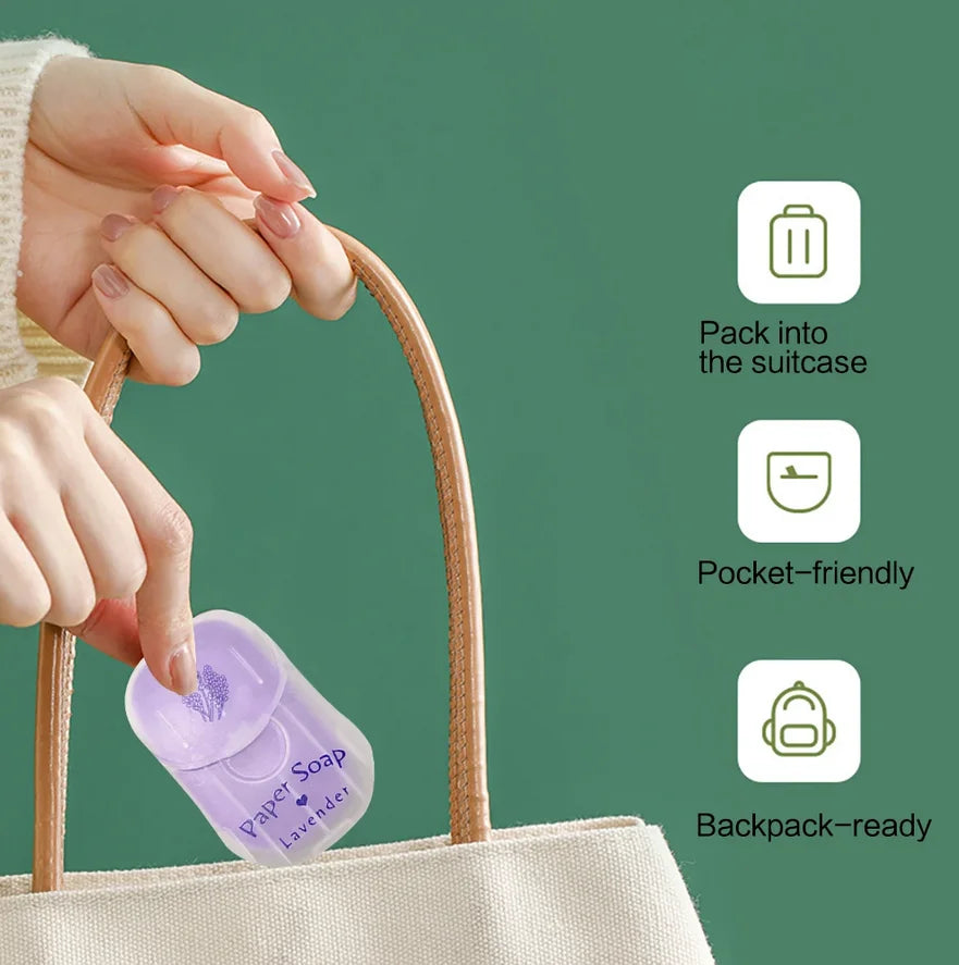 Quick-dissolving Soap Paper Portable Plant Extract Mild Qme