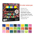 12/24 Pcs/set Fabric Art Markers Pen Washable And Non-fading For All Kinds Of DIY Art Graffiti Drawing Painting Pen Qme 24 colors