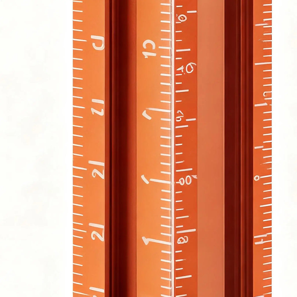 Carpenter Ruler 4-Sided Magnetic Base Gauge Metal Precision Carpentry Qme