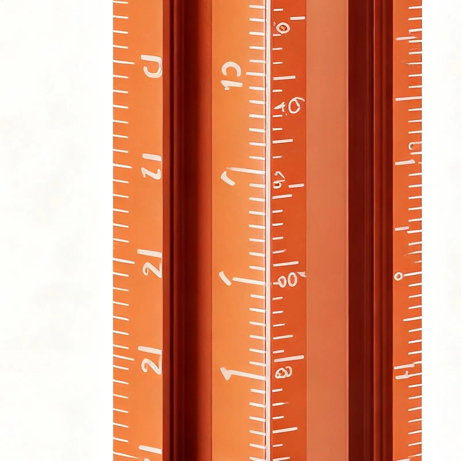 Carpenter Ruler 4-Sided Magnetic Base Gauge Metal Precision Carpentry Qme