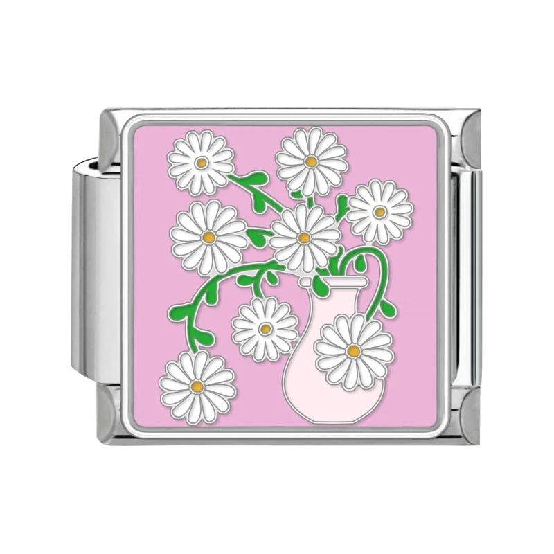 Drop Shipping 2026 Romantic Dreamy Moon Flower Sea Italian Charm
