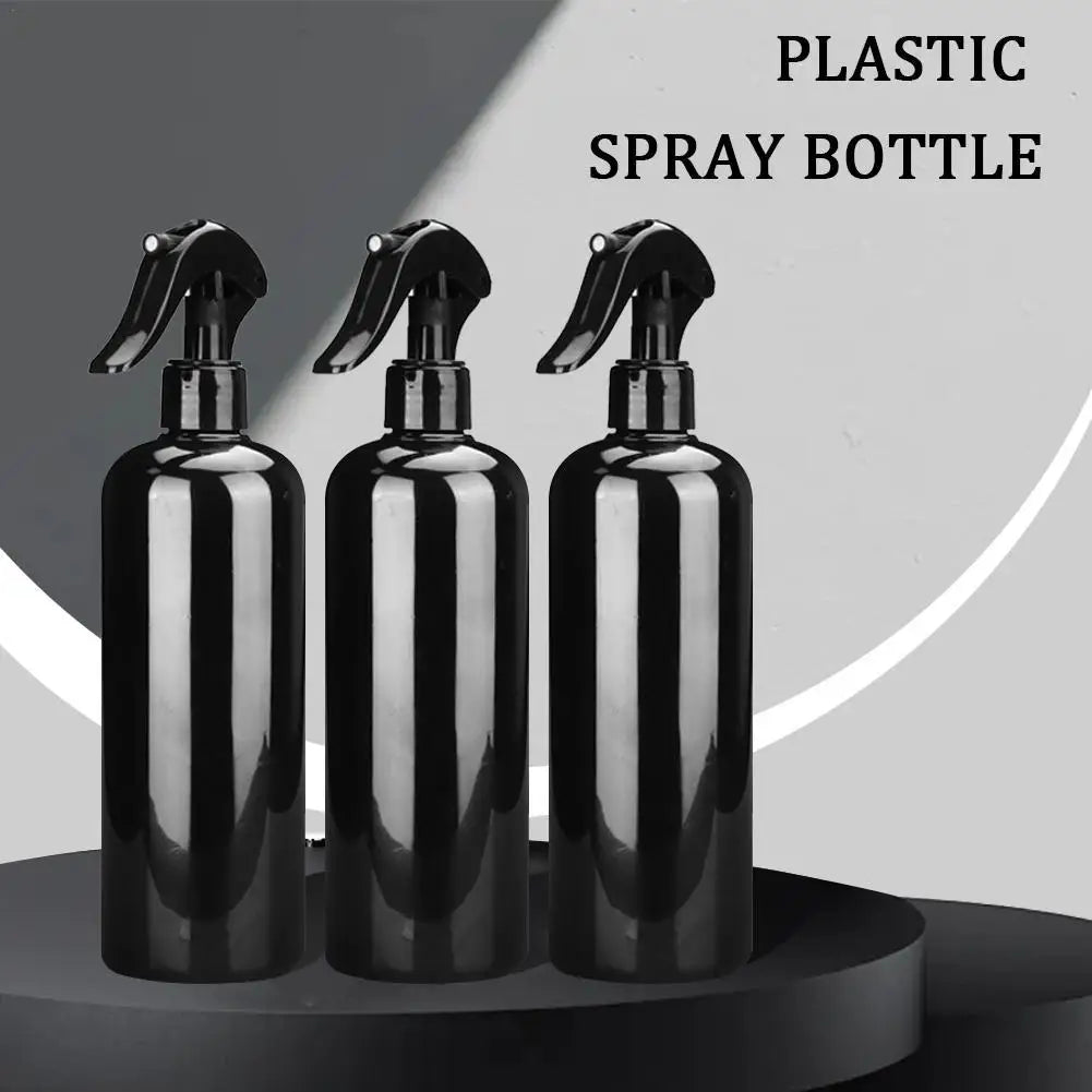 Hairdressing Spray Bottle Empty Refillable Bottles Plastic Black Dispenser Salon Water Sprayer Barber Hair Care Tools 300ML Qme