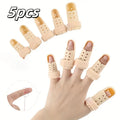 5-pcs Adjustable Finger Splint Men Women Durable PE Material Injury Qme 5pcs Multi Size SML