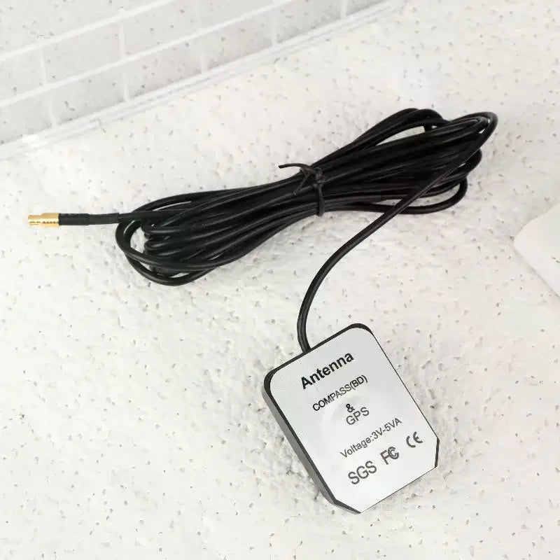 GPS Active Antenna 28dB Gain MCX Male RG174 Cable 1575 42MHz Magnetic Qme