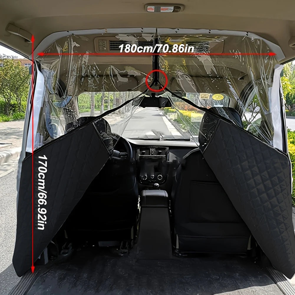 Car Divider Isolation Curtain Car Divider Heat Insulation Curtain Car Divider Privacy Curtain for Ford Car Accessories Qme