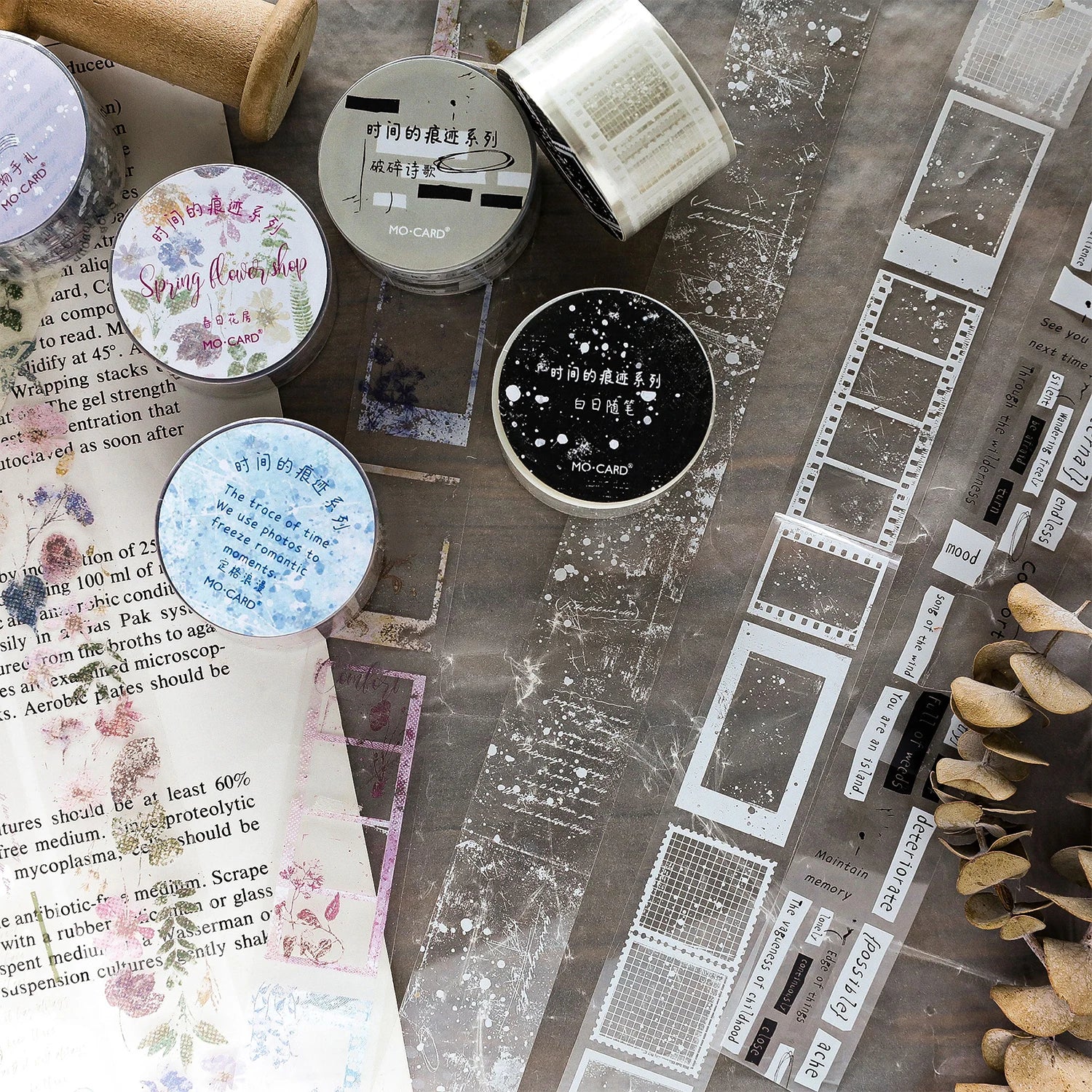 25mm*2m 1pc PET Washi tape Stick Labels Decorative Diy Scrapbooking material hand made junk journal Stationery supplies Qme
