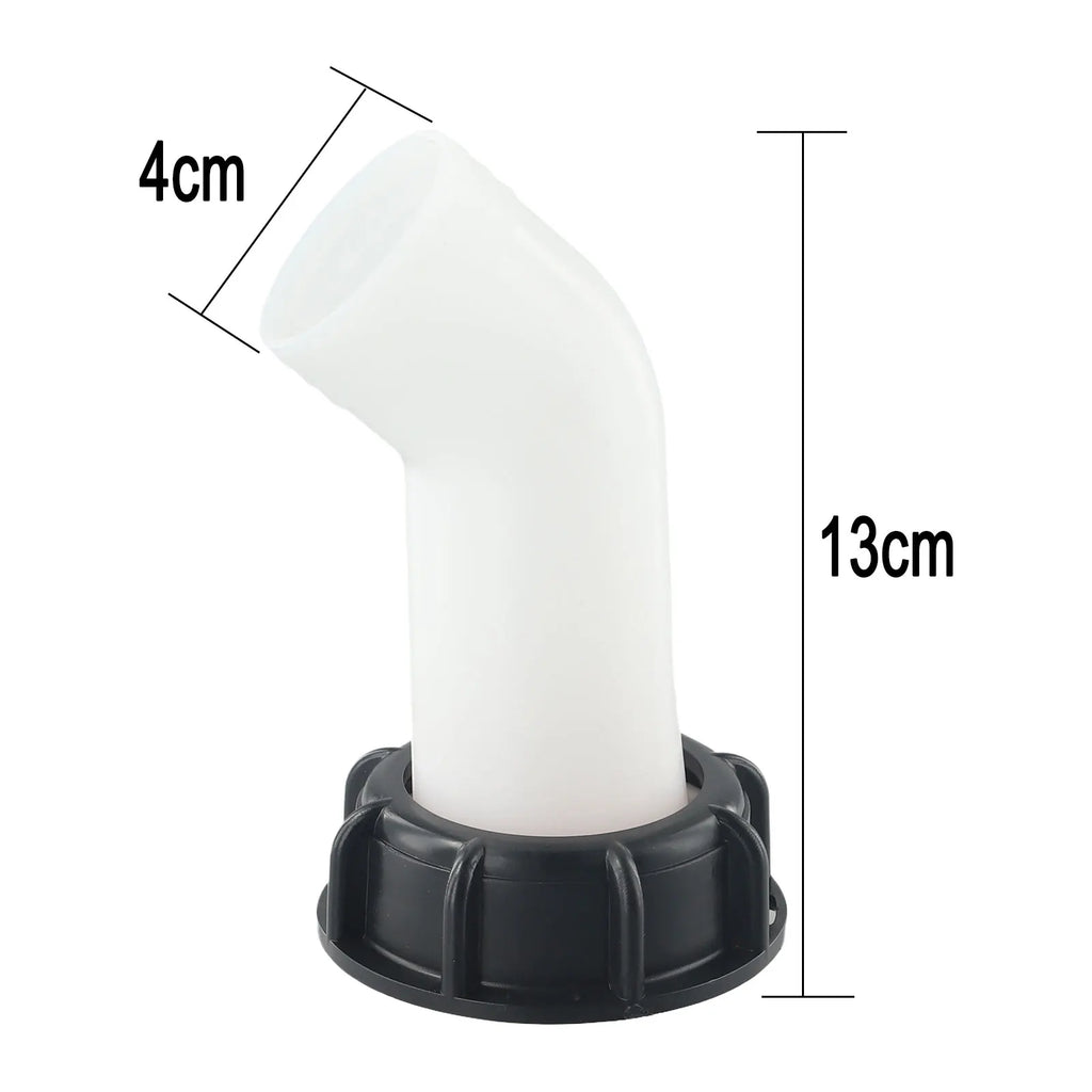 Thread Water Tank Drainage Diversion Tube 45mm 40mm Drain Spout IBC Tank Valve Accessories Garden Irrigation Tap Fittings Qme