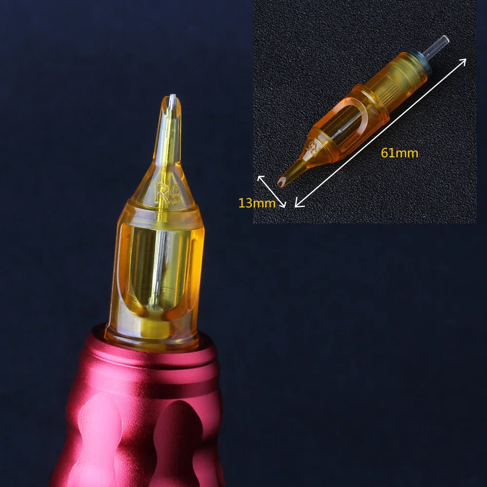 20PCS Tattoo Needle Permanent Makeup Cartridge Needles For Tattoo Machine Kit Eyebrow Needle RL/RS/RM/M1 1/3/5/7/9/11/14RL 3/5RS Qme