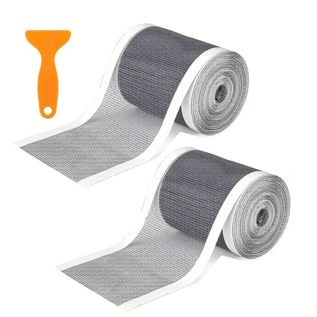 10cm Insect-Resistant Window Screen Repair Patch Fly Screen Window Net Hole Repair Disposable Drain Cover Roll Drain Filter Net Qme