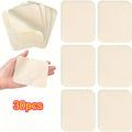 Ceramic Shaping Cloth, Artificial Suede Leather Pottery Tool Kit, Pottery Trimming and Cleaning Tools for Potters. Qme 30pcs