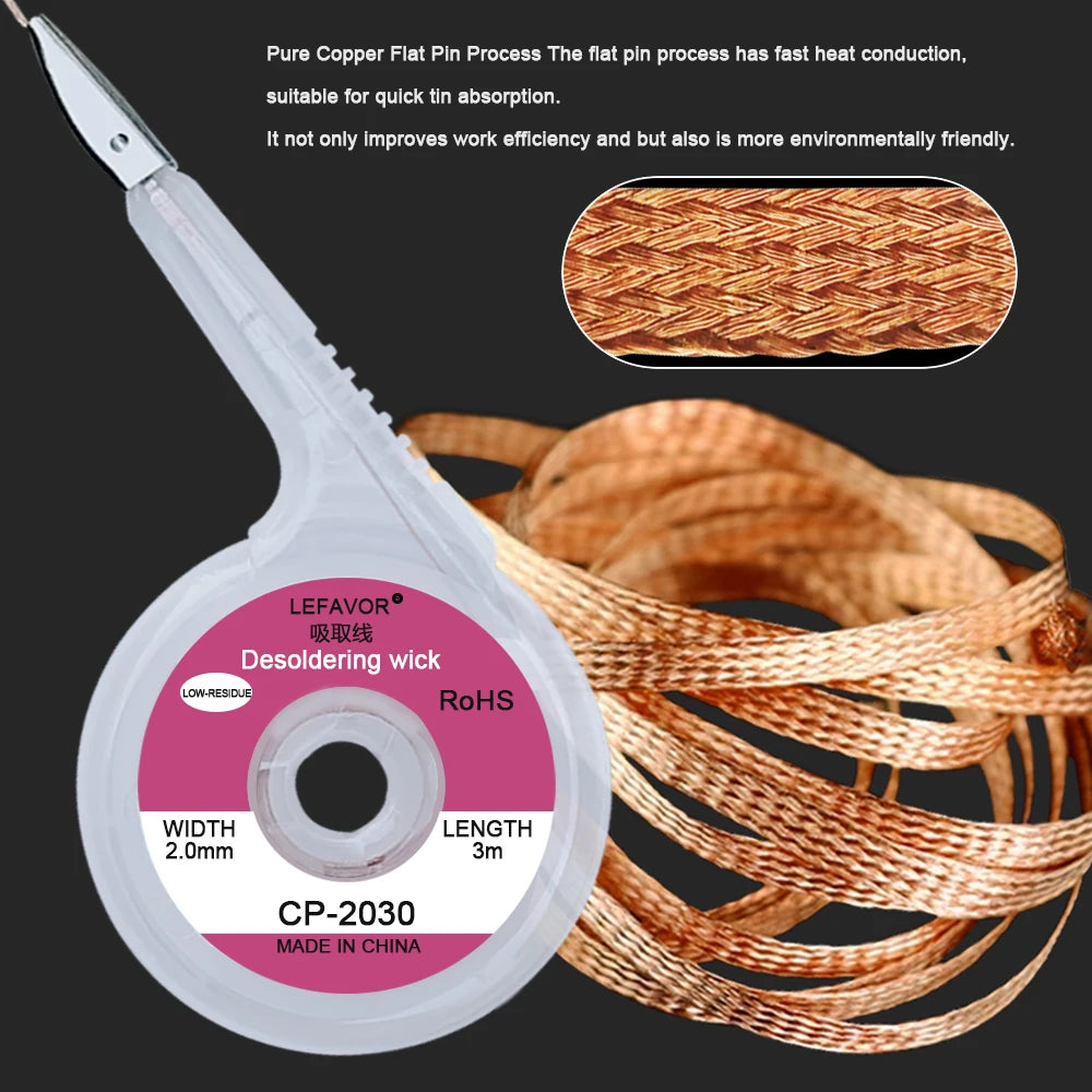 Strong Desoldering Braid 1 5 2 0 3 Width 3M Length Suction Tin Solder Qme