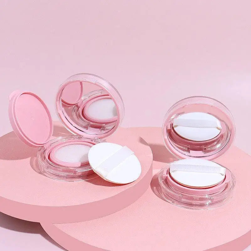 Portable Empty Air Cushion Puff Box Mirror Refillable Container Qme