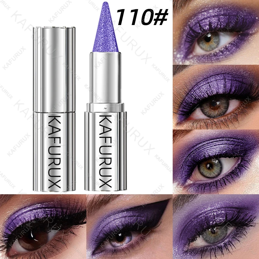 Metallic Waterproof Eyeshadow Sticks Glitter Green Liner Pen Qme 110