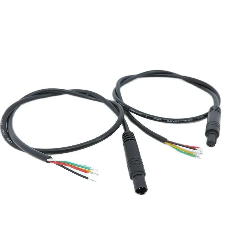 3pcs DIY 4pin core Car DVR Camera Extension Cable HD Monitor Vehicle Rear View/Back Up Camera Wire Male Female Plug Cord Qme