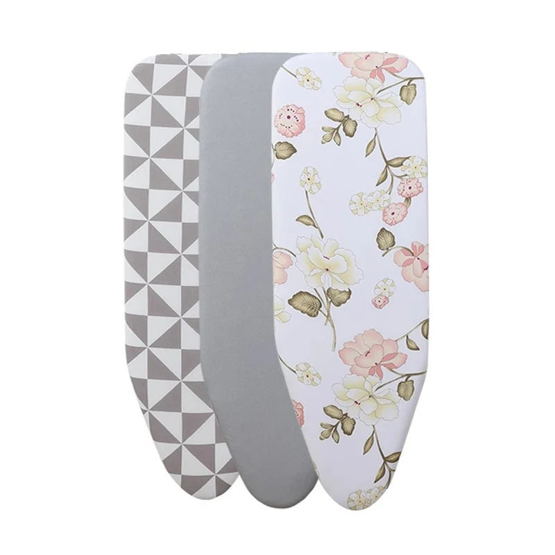 Ironing Board Cover Scorch Resistant, Extra Thick Cotton Iron Cover With Padding Heat Reflective Heavy Duty Pad Approx 120x38cm Qme