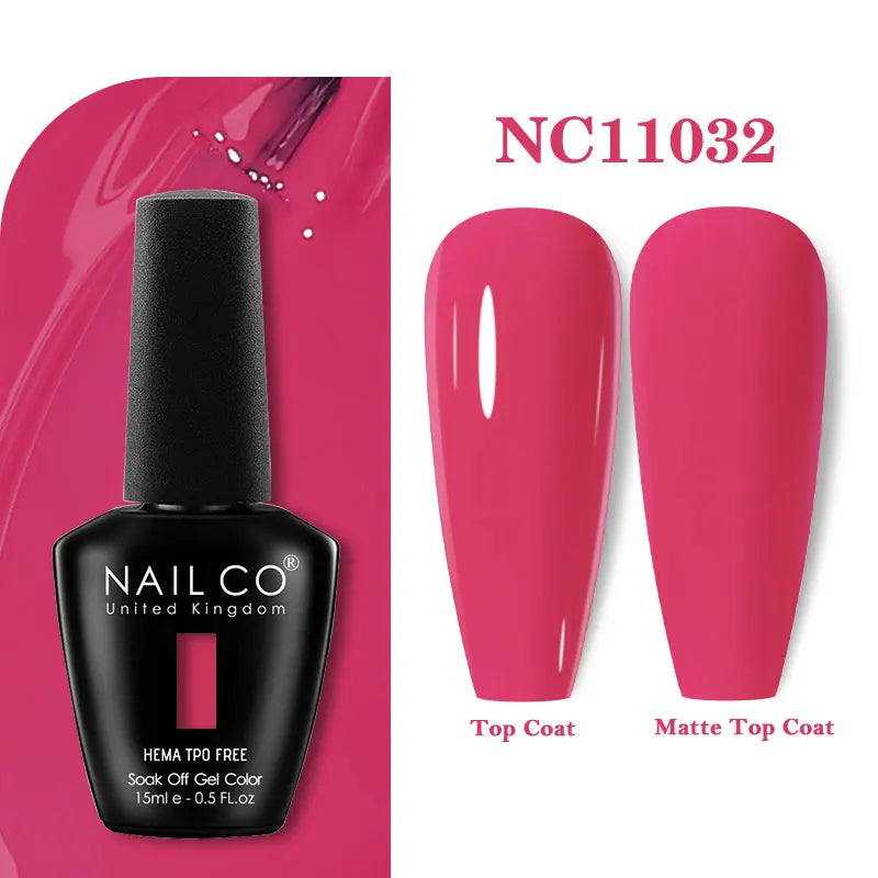 NAILCO Coat Base Gel Nail Polish Nails Art Semi Permanent Lacquer