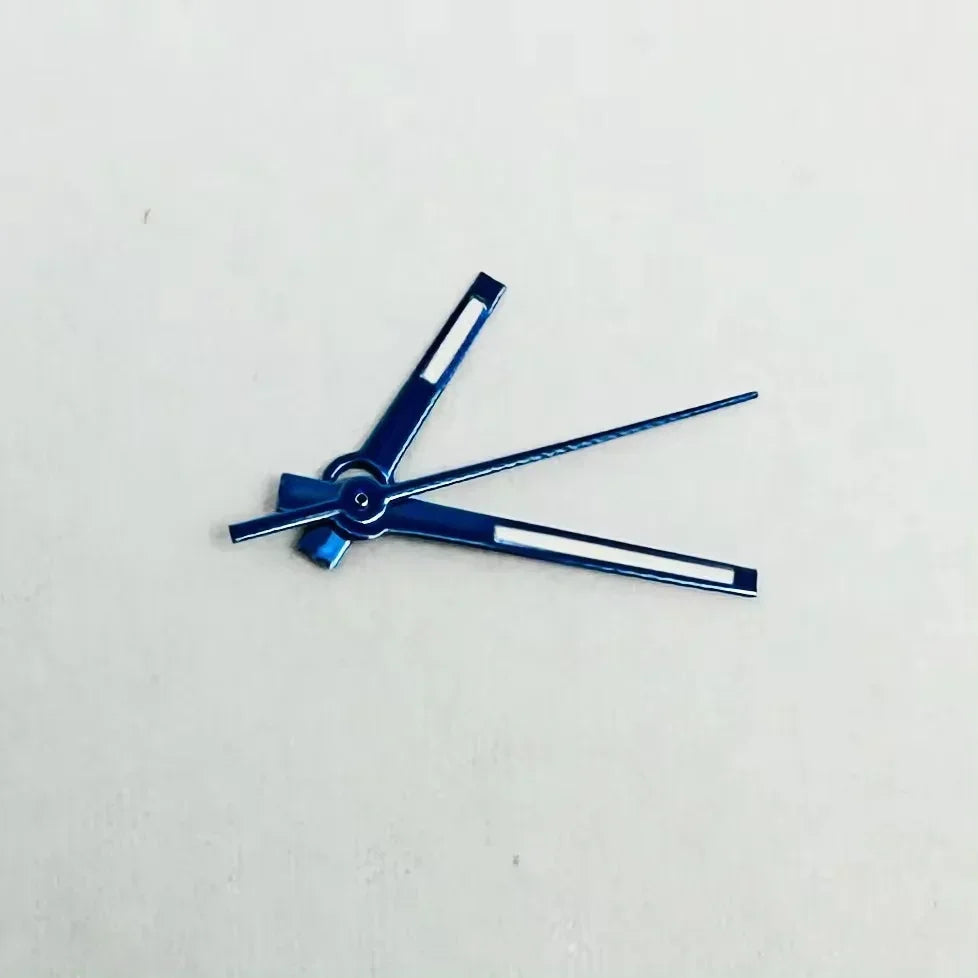 Modified Watch Hands Green Luminous Logbook Needle Silver Gold Rose Watch Accessories for NH35/NH36/4R/7S Movement Qme Blue