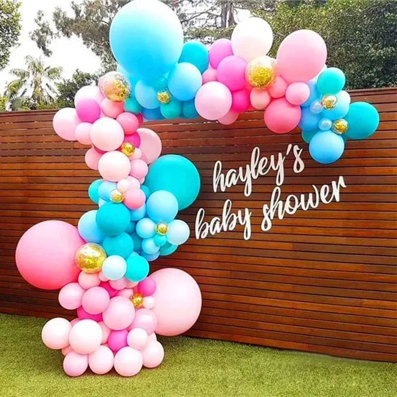 3Pcs 5m Balloon Chain Ribbon Dot For Wedding Party Birthday Graduation Background Decoration Balloon Chain Arch Accessories Qme