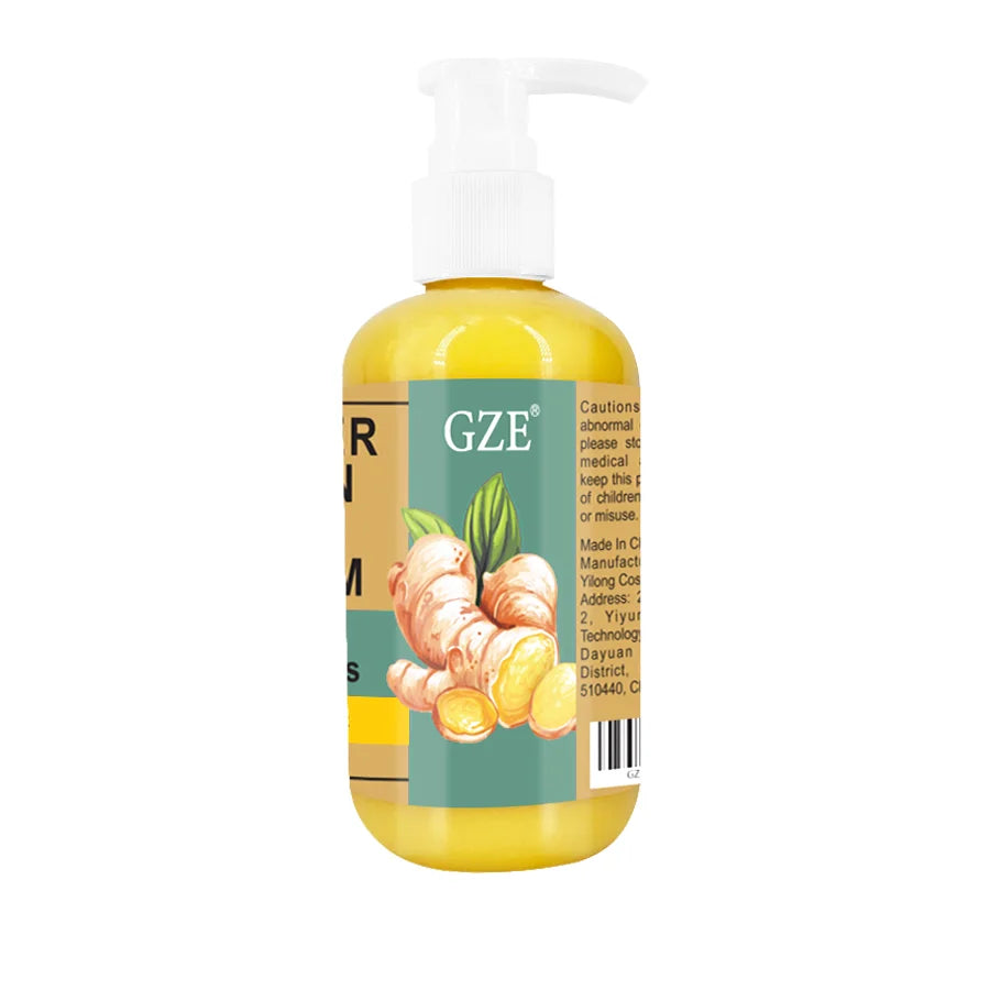 GZE GINGER HAIR CREAM Ginger Hair Strengthens Cream Moisturizing Scalp Massage Hair Care Serum Conditioner Qme