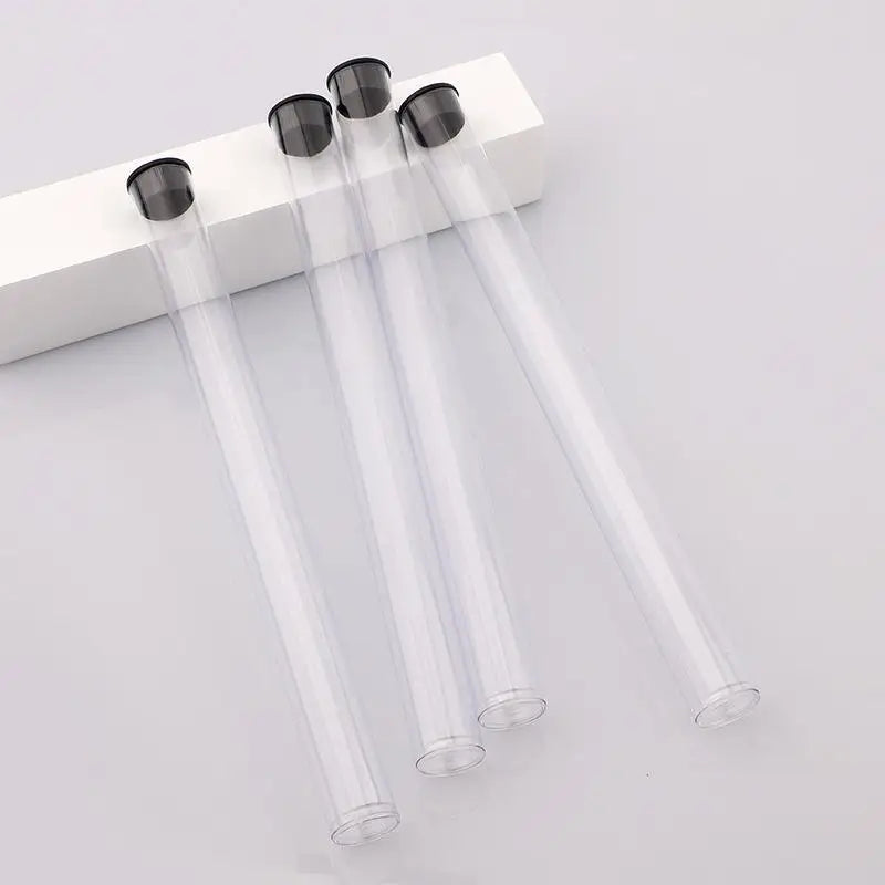 PVC Clear Storage Tube Rotating Pen Holders Makeup Brushes Case Qme