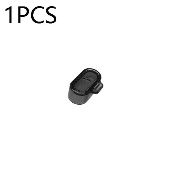 Charging Port Dustproof Plug Cover Protector Cap for Garmin Forerunner 955 945 255 Fenix 7 7S 7X 6 6S 6X TPU Clear Dust Cap Case Qme 1pcs Black
