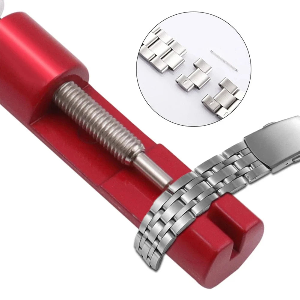 Adjustable Metal Watch Strap Tool Watch Repair Tool With Watch Pin Band Link Pin Tools Remover Watch Accessories Qme